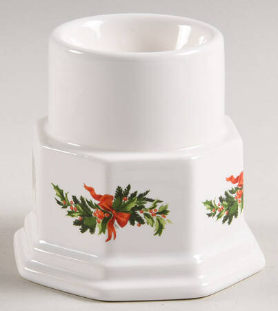 Christmas Heritage Hurricane Lamp No Globe