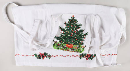 Christmas Heritage Cloth Kitchen Apron