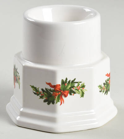 Christmas Heritage Hurricane Lamp No Globe