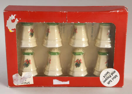 Christmas Heritage Individual Salt & Pepper Set - Set of 4