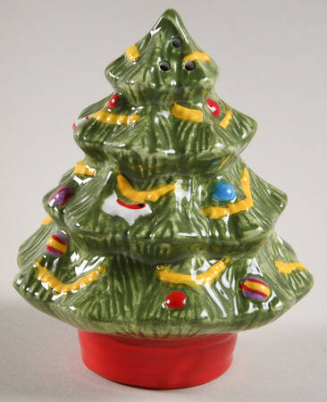 Christmas Heritage Tree Shaped Pepper Shaker