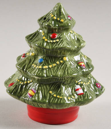 Christmas Heritage Tree Shaped Salt Shaker