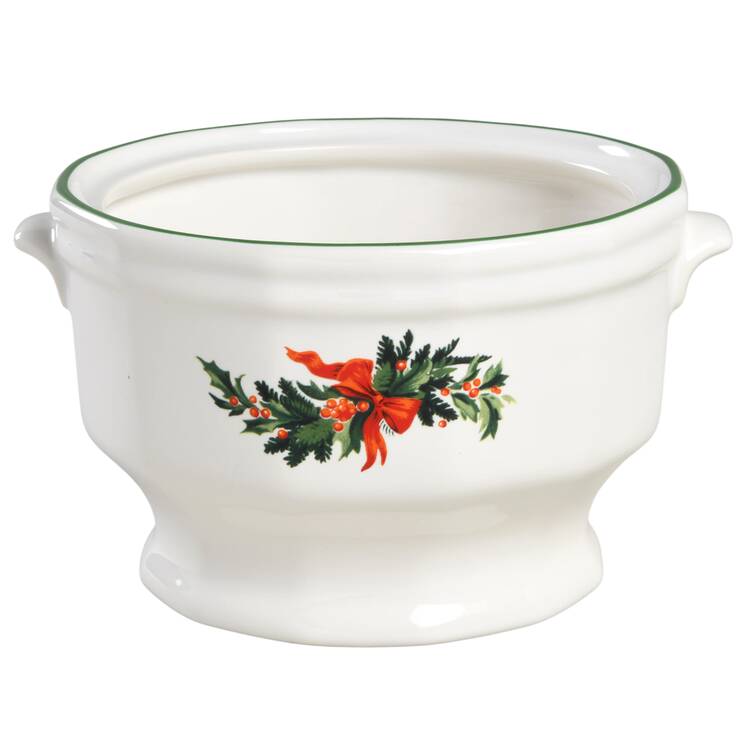 Christmas Heritage Mini Tureen No Lid
