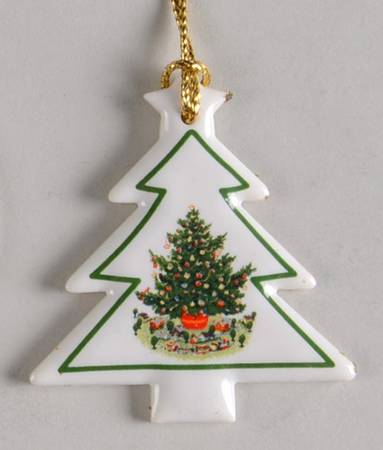 Christmas Heritage Tree Shaped Ornament