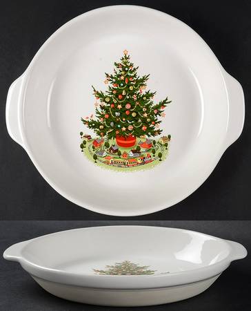 Christmas Heritage 10" Pie Baking Plate