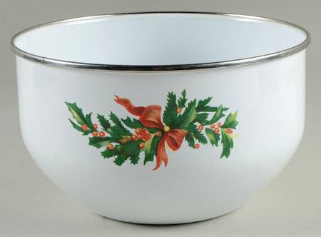 Christmas Heritage 7" Metal Bowl