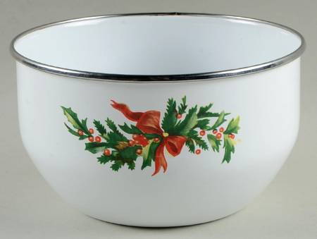 Christmas Heritage 6" Metal Bowl