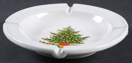 Christmas Heritage 6" Ashtray