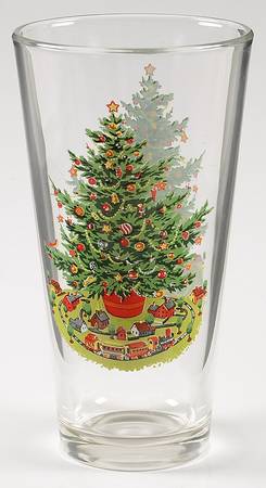 Christmas Heritage 20 Oz Glassware Tumbler