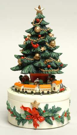 Christmas Heritage Figural Trinket Box & Lid