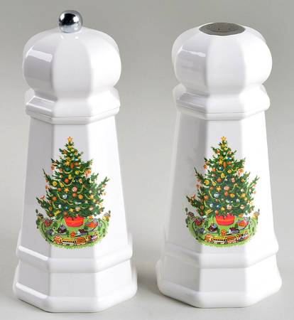 Christmas Heritage Salt Mill & Pepper Mill Set