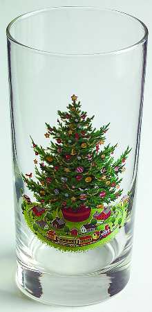 Christmas Heritage 10 Oz Glassware Tumbler