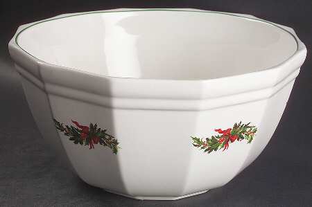Christmas Heritage Dough/Punch Bowl
