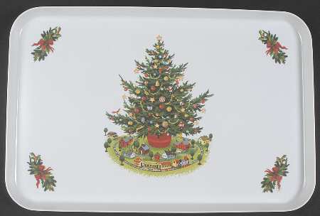 Christmas Heritage Melamine Tray