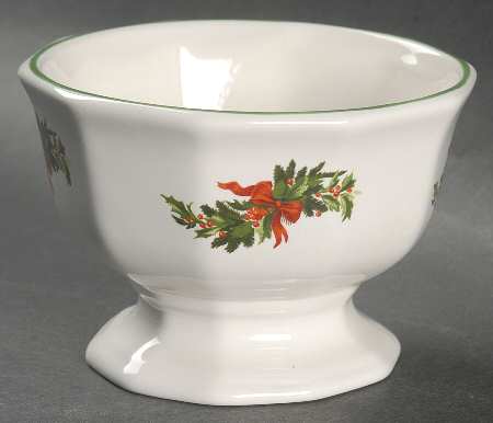 Christmas Heritage China Sherbet