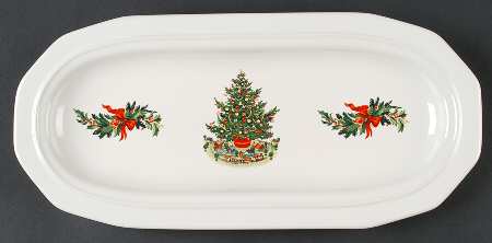 Christmas Heritage 16" Rectangular Serving Platter