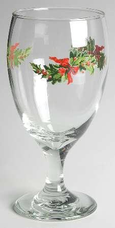 Christmas Heritage 14 Oz Glassware Iced Tea