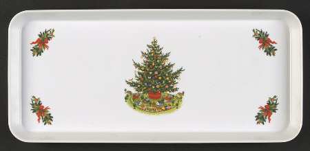 Christmas Heritage 13" Melamine Sandwich Tray