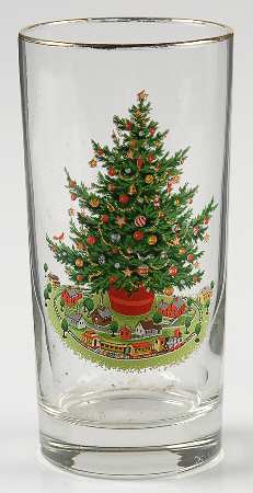 Christmas Heritage 10 Oz Glassware Tumbler