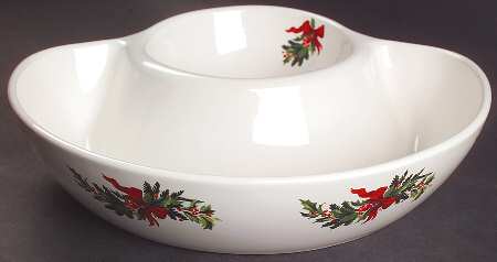 Christmas Heritage 1 Piece Chip & Dip