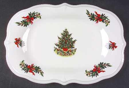 Christmas Heritage Sculpted Bread Tray