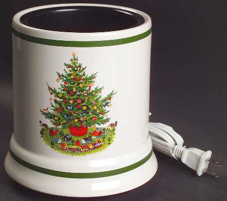 Christmas Heritage Electric Candle Jar Warmer