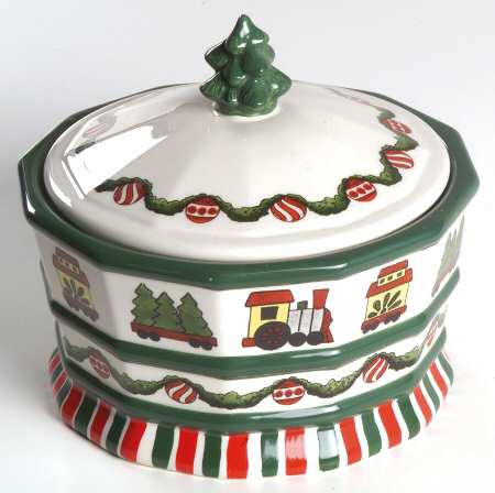 Christmas Heritage Candy Box & Lid