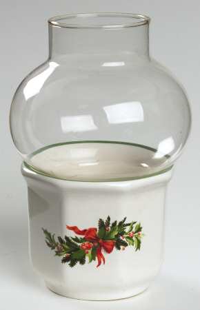 Christmas Heritage Mini Lite Votive with Glass Globe
