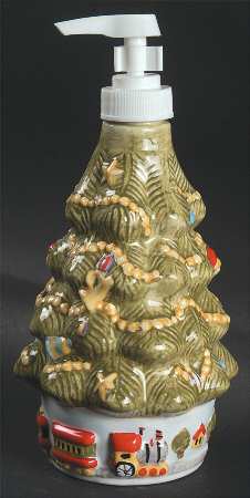 Christmas Heritage Sculpted Lotion Dispenser