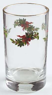 Christmas Heritage 12 Oz Glassware Tumbler