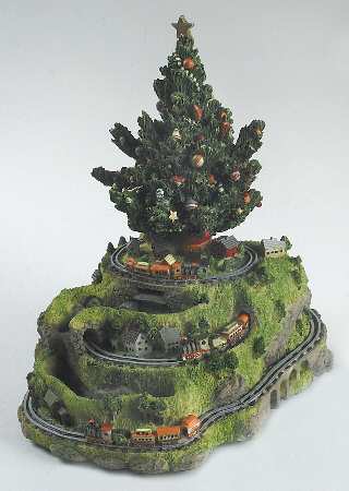 Christmas Heritage Battery-Operated Water Fountain