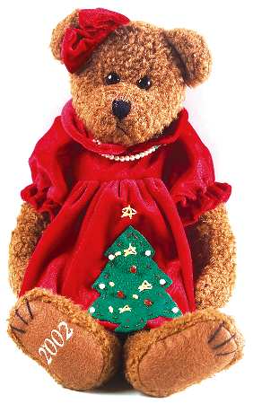 Christmas Heritage Dated Plush Teddy Bear