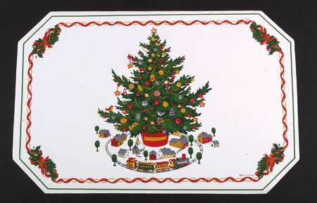 Christmas Heritage Vinyl Placemat