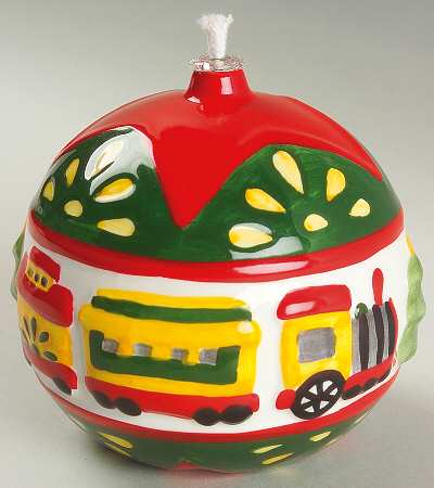 Christmas Heritage 1-Piece Oil Lamp