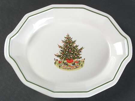 Christmas Heritage Large Oblong Tray
