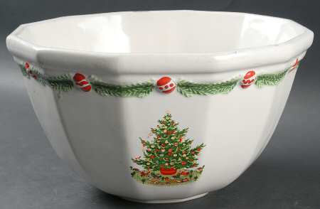 Christmas Heritage Punch Bowl