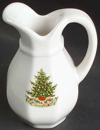 Christmas Heritage Mini Pitcher and Bowl Set, Pitcher Only