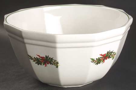 Christmas Heritage Mini Pitcher and Bowl Set, Bowl Only