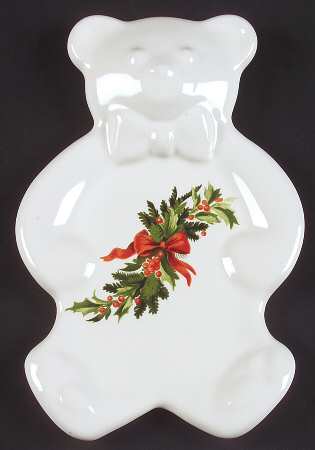 Christmas Heritage Teddy Spoon Holder