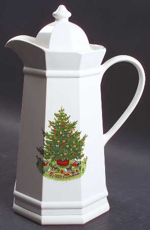 Christmas Heritage Plastic Thermos/Carafe & Lid