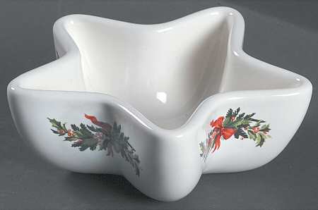 Christmas Heritage Star Shaped Dish