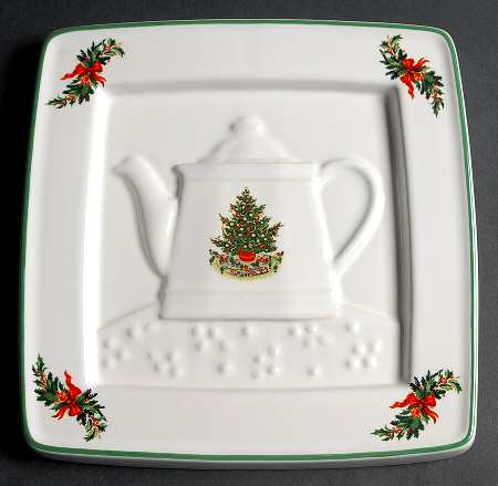 Christmas Heritage Embossed Square Trivet