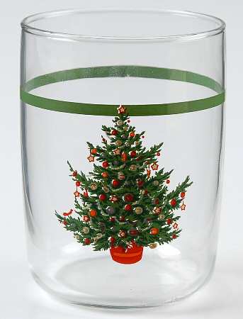 Christmas Heritage 8 Oz Glassware Juice