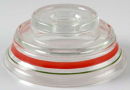Christmas Heritage Glassware Hurricane Bottom