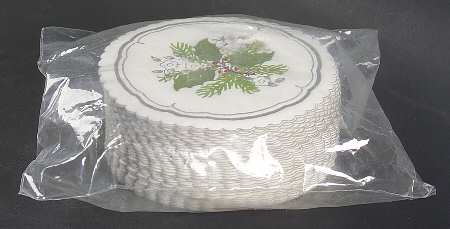 Christmas Heirloom Paper Coaster - Set of 36