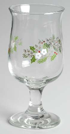 Christmas Heirloom 8 Oz Glassware Wine