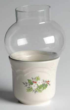 Christmas Heirloom Mini Lite Votive with Glass Globe