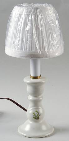 Christmas Heirloom Candlestick Lamp & Shade
