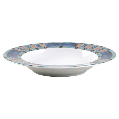 Cityscape Large Rim Soup Bowl
