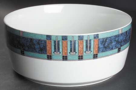 Cityscape 9" Salad Serving Bowl